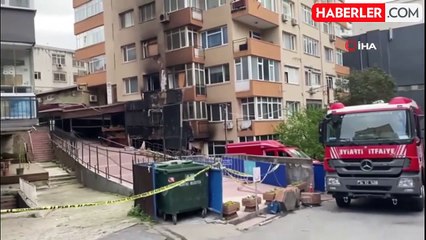 Beşiktaş'ta yanan gece kulübü günün aydınlanmasıyla görüntülendi