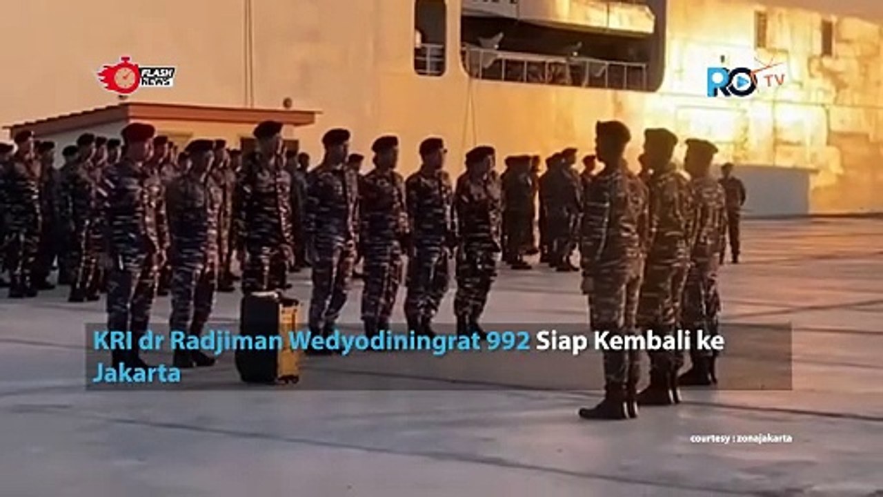 KRI Radjiman Siap Kembali ke Jakarta