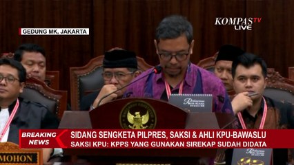 Saksi KPU Bantah Kejanggalan Form C Hasil hingga Jamin KPPS YANG Gunakan Sirekap Sudah Didata
