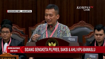 Momen Saksi KPU, Yudistira Dwi Menahan Tangis di Sidang MK