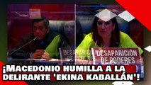 ¡VEAN! ¡Macedonio humilla a ‘la ekina’ delirante por pedir la desaparición de poderes en Guerreo!