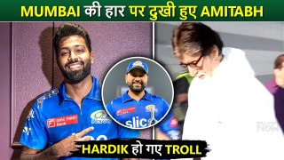 IPL 2024: Amitabh Bachchan sad after Mumbai Indians' defeat, deep questions raised on Hardik Pandya