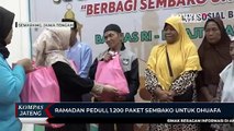 Ramadan Peduli, 1.200 Paket Sembako untuk Duafa