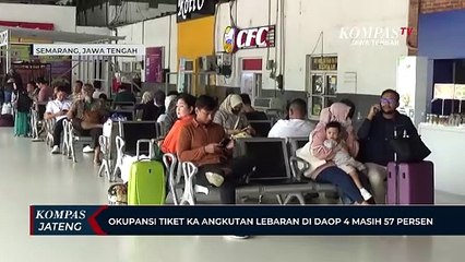 Okupansi Tiket KA Angkutan Lebaran di Daop 4 Masih 57 Persen