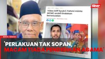 Mufti kesal tindakan Aliff Syukri