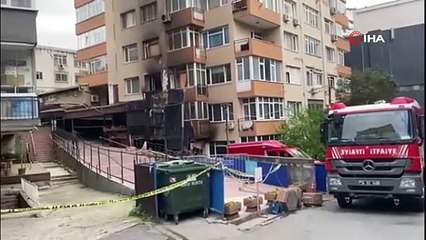 Beşiktaş'ta yanan gece kulübü günün aydınlanmasıyla görüntülendi