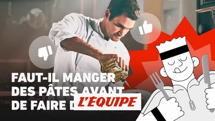 Faut-il manger des pâtes avant de faire du sport ?  - Tous sports - Explore