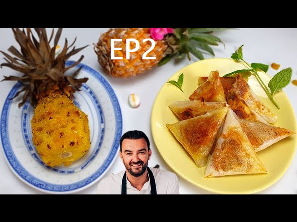 Tous en cuisine #41 Ep2 : L'ananas confit au four et les bricks de poulet rôti de Cyril Lignac ! (Exclusivité Dailymotion)