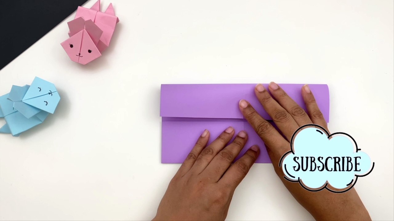 Origami Paper Jumping Rabbit Toy Craft / Make Rabbit With Paper / Paper Craft / Easy Paper Rabbit