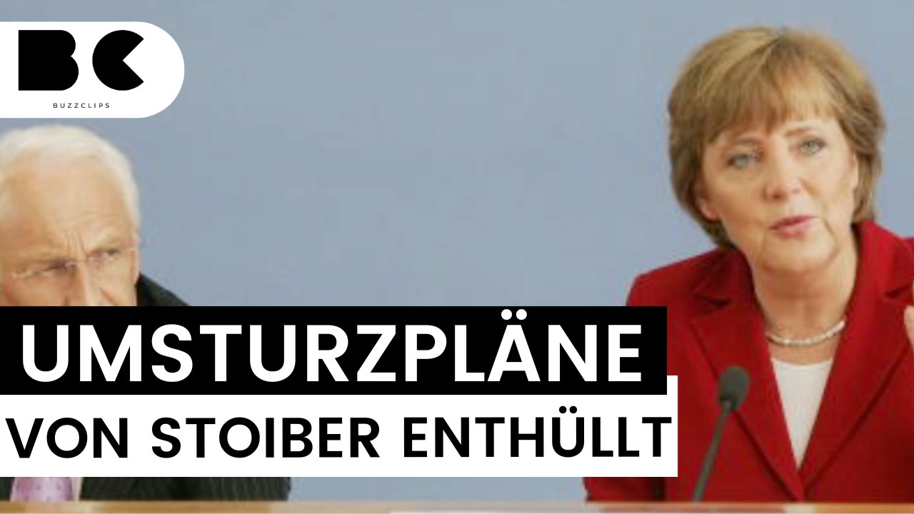 Stoiber wollte Merkel stürzen und Schäuble zum Kanzler machen!
