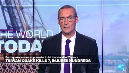 Dozens remain trapped after deadly Taiwan earthquake