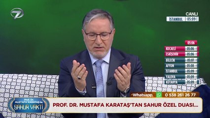 Prof. Dr. Mustafa Karataş ile Sahur Vakti - 3 Nisan 2024