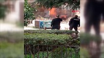 Beşiktaş'ta 29 kişinin öldüğü yangından yeni görüntü