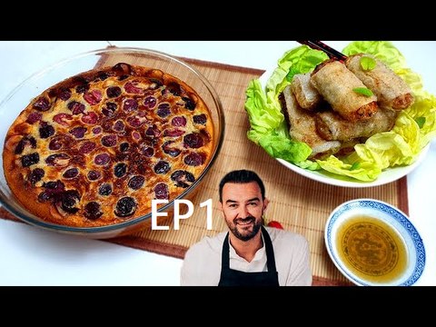Tous en cuisine #53 Ep1 : Je teste le clafoutis aux cerises et les nems au poulet de Cyril Lignac ! (Exclusivité Dailymotion)