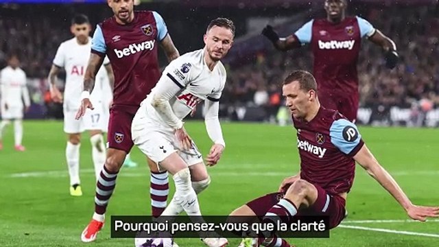 Postecoglou : “J'aimerais bien avoir un joystick et les placer où je veux, mais ça ne marche pas comme ça”