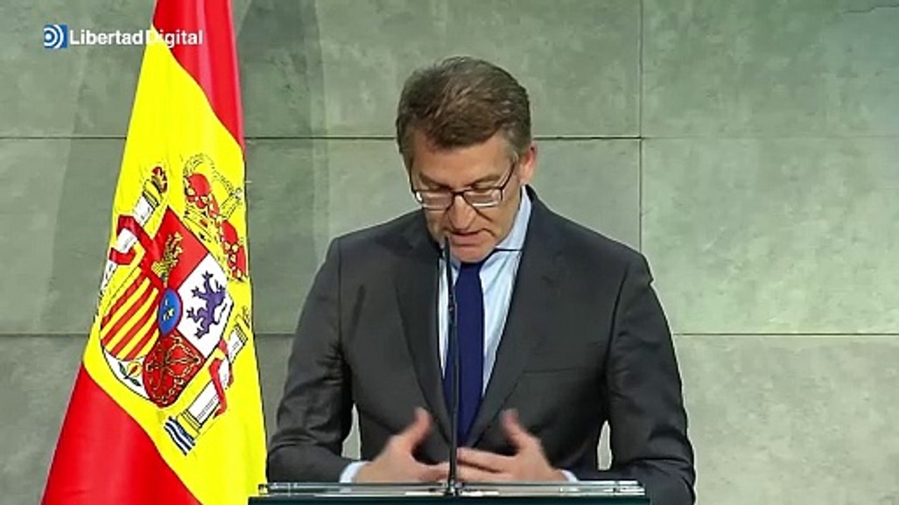 Feijóo acusa a Sánchez de "usurpar" la democracia