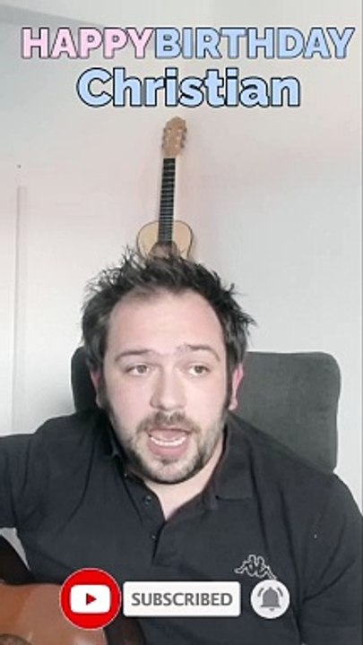 Happy Birthday, Christian! Geburtstagsgrüße an Christian