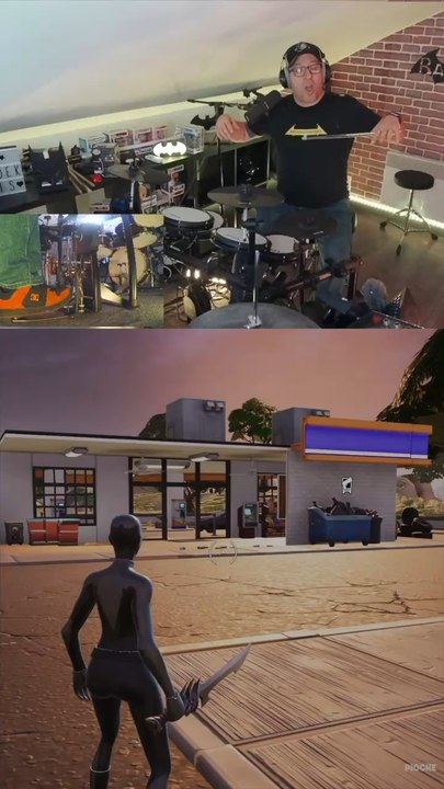 Jouer à Fortnite sans clavier, seulement avec une batterie - Tutoriel avec la Donner DED200