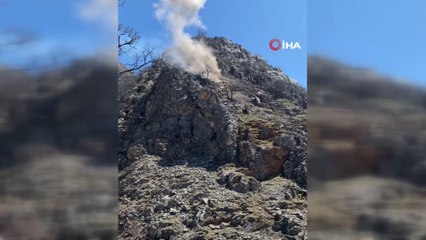 Teröristlerin inleri imha edildi