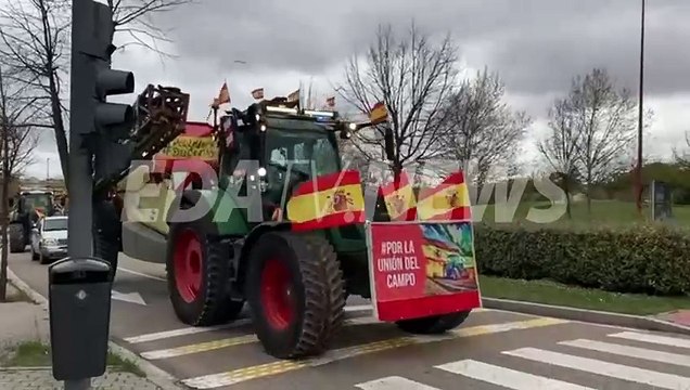 Así llegan los agricultores al foro de Vox contras las políticas verdes de Sánchez