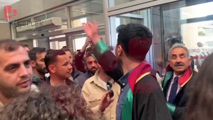 Avukatlar ile polis arasında yaşanan arbede de basın da arada kaldı.