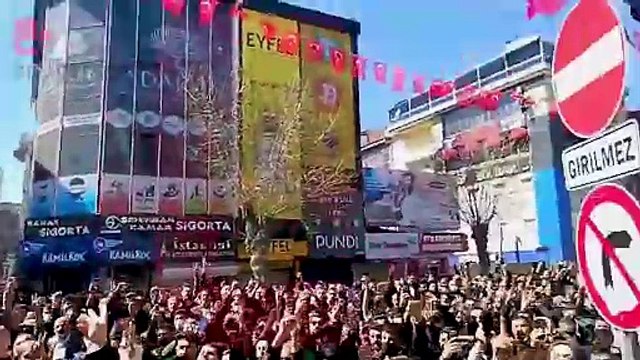 Van'da ortak yürüyüş ve miting düzenlendi