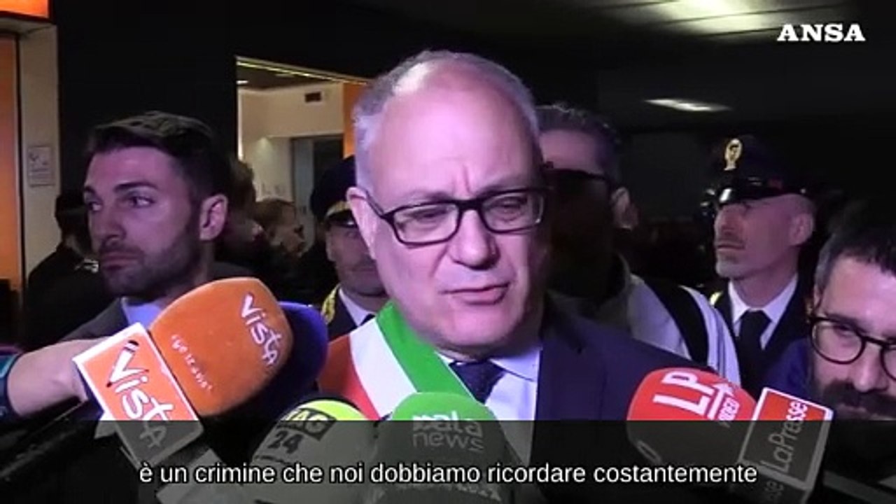 Roma, alla stazione Tiburtina inaugurato il Binario della Memoria