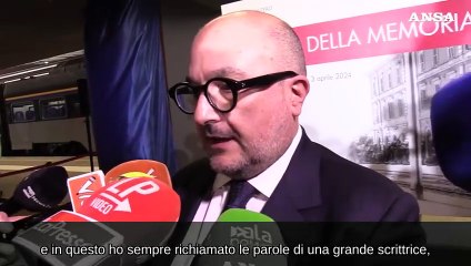 Binario della Memoria, Sangiuliano: "Richiamiamo grande tragedia della storia"