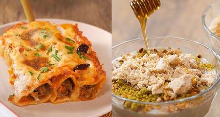 Cannelloni à la viande et à la sauce tomate, Crème de sorgho - Chahwet romdhan 2 EP 23