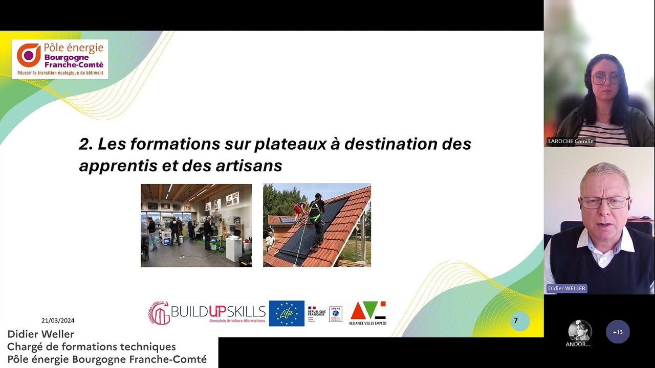 Webinaire BUS2 N°1 – « La transition énergétique dans les formations et les métiers »