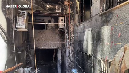 Beşiktaş'taki gece kulübü yangınından yeni görüntüler