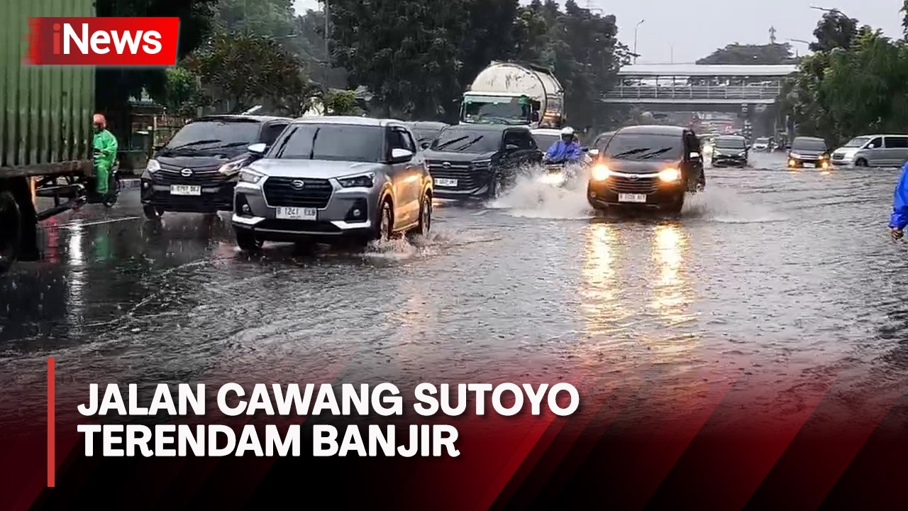 Jakarta Diguyur Hujan Deras, Jalan Cawang Sutoyo Terendam Banjir