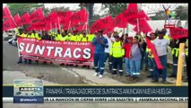 Panameños del SUNTRACS anuncian huelga contra medidas financieras