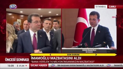 Mazbatasını alan Ekrem İmamoğlu'ndan ilk açıklama