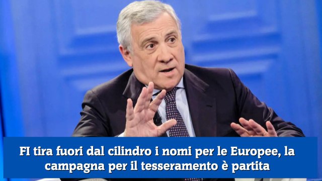 FI tira fuori dal cilindro i nomi per le Europee, la campagna per il tesseramento è partita