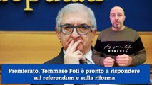 Premierato, Tommaso Foti è pronto a rispondere sul referendum e sulla riforma