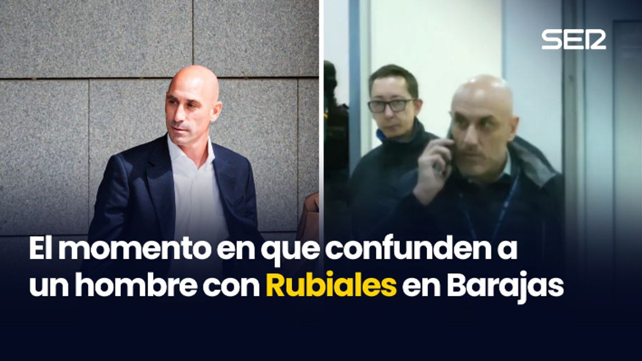 "¡Habéis picado!": confunden a este hombre con Rubiales en Barajas y las reacciones no se hacen esperar