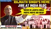 Lok Sabha Elections: Defence Minister Rajnath Singh Invokes Meme to Jab INDIA Bloc | Oneindia News