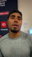 ¡Ricardo Pinto sobre su primer juego salvado en la MLB!