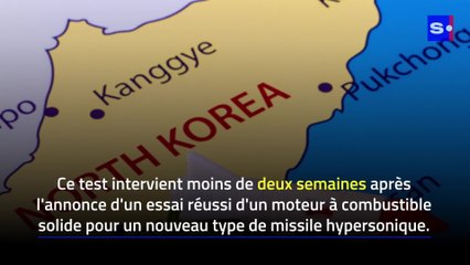 La Corée du Nord teste un missile hypersonique de moyenne à longue portée