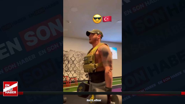 Mesut Özil Plevne marşıyla spor yaptı