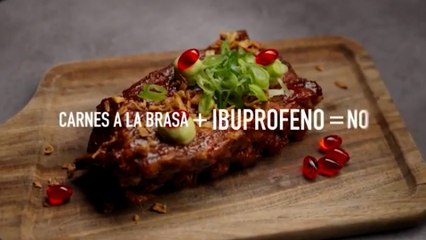 Por qué no se debe mezclar carne a la brasa con ibuprofeno y otros alimentos que interaccionan con medicamentos