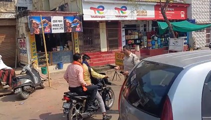 started checking the vehicle riders