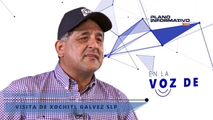 En la voz de Enrique Dahud, Visita de Xochitl Galvez