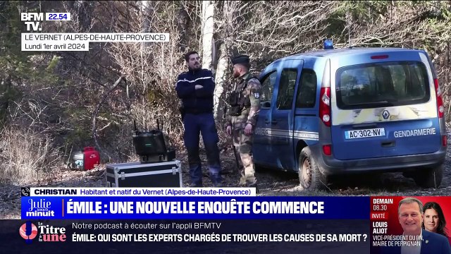 Disparition d'Emile, un habitant du Vernet prend la parole sur BFMTV.