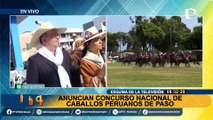 Anuncian edición 77 del Concurso Nacional de Caballos de Paso Peruano desde la Esquina de la Televisión