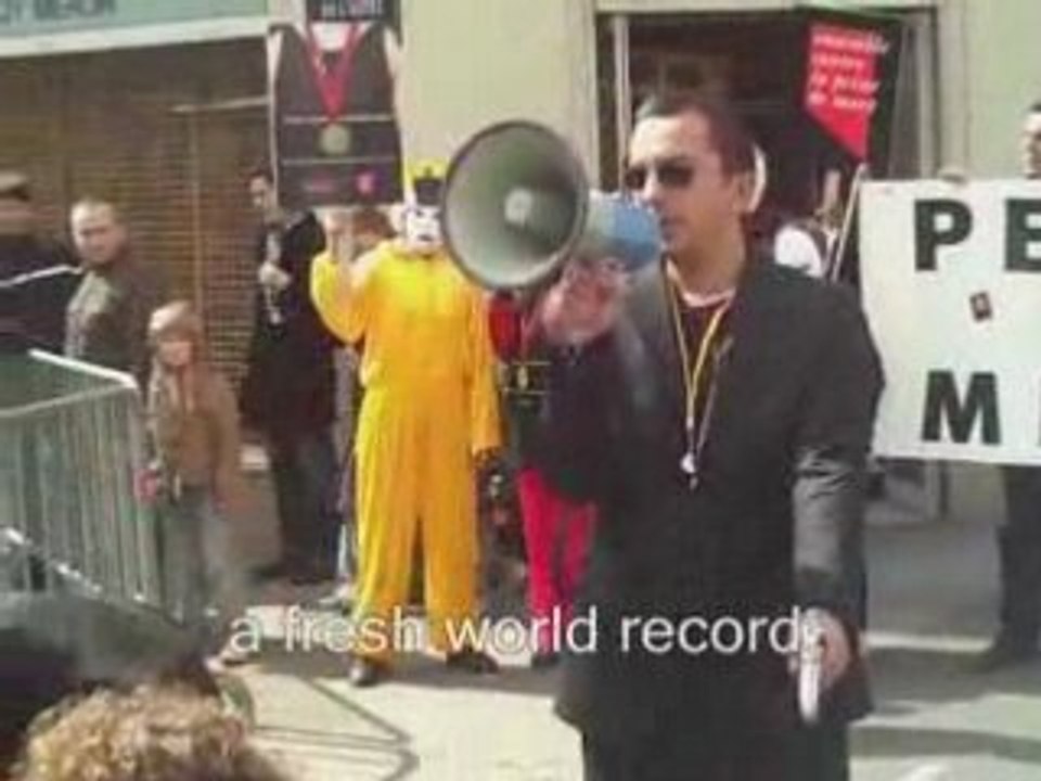 Paris Olympic Torch protest against the death penalty