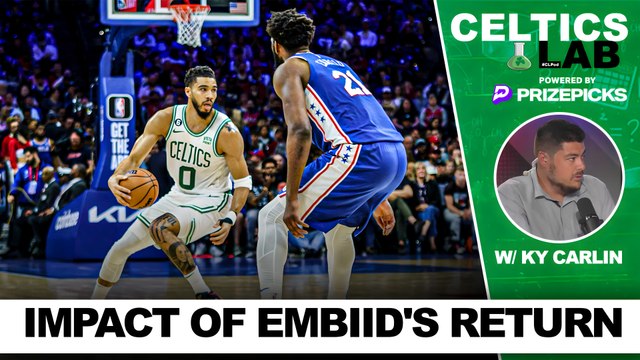 On the impact of Joel Embiid's return on the Boston Celtics' playoff picture with Ky Carlin | Celtics Lab Podcast