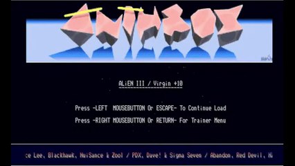 Amiga Cracktro - Alien 3 by Anthrox