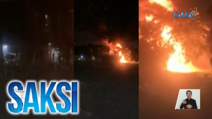 Sunog, sumiklab sa sa isang residential area ngayong gabi | Saksi